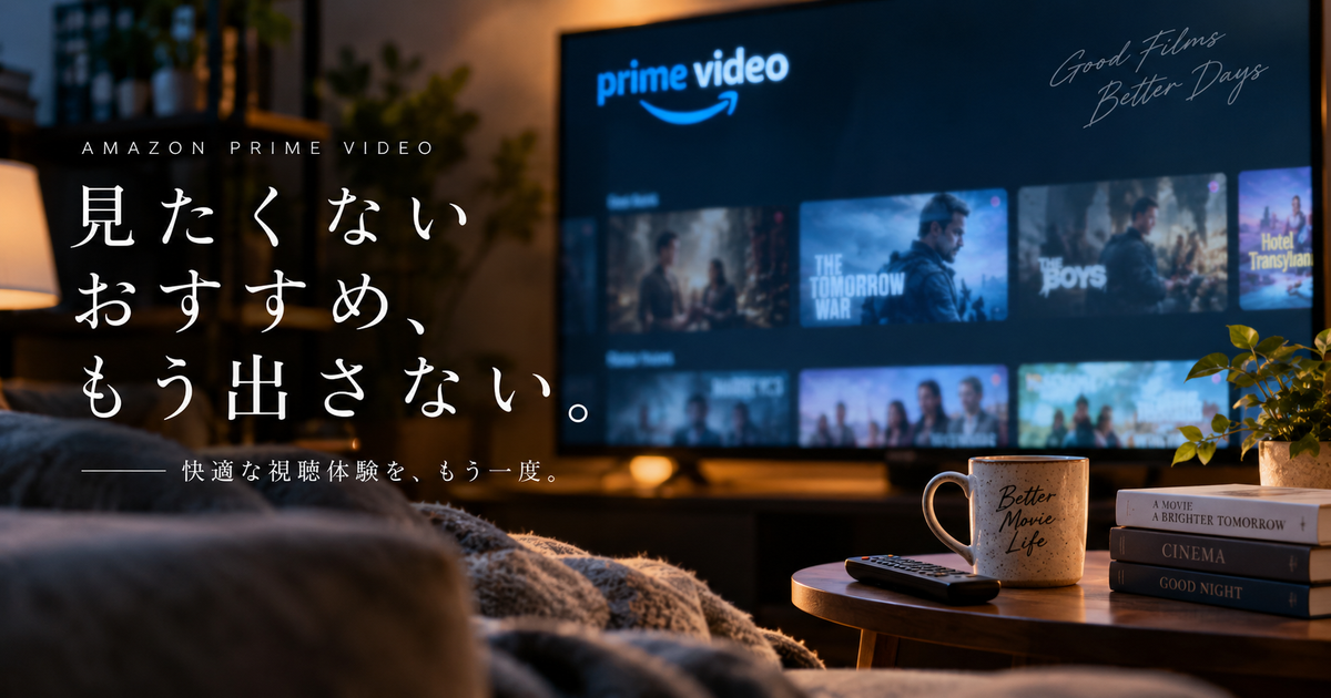 Amazonプライムビデオの「あなたが興味ありそうな」を消したいときの対処法7つ｜非表示・履歴整理・プロフィール分けで見え方を整える！