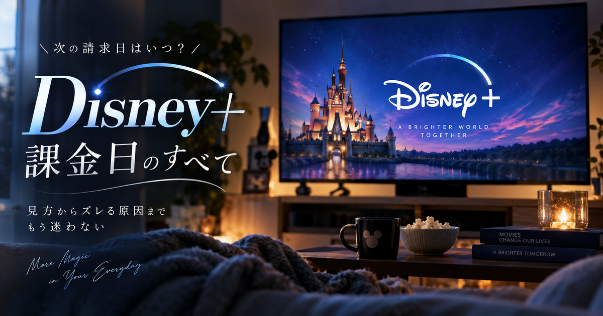 Disney+の課金日はいつ？次回請求日の見方とズレる原因まで迷わない！